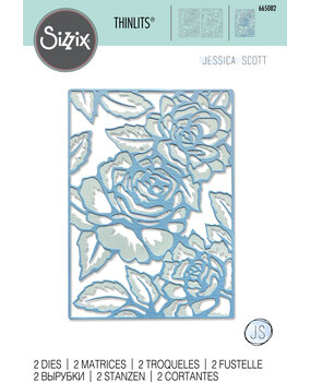 Sizzix Thinlits Die by Jessica Scott Floral Lattice (2pcs) (665082) (DISCONTINUED) Sizzix Thinlits Die by Jessica Scott Floral Lattice (2pcs) (665082) (DISCONTINUED)