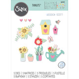 Sizzix Thinlits Die by Jessica Scott Floral Garden (5pcs) (665341) (DISCONTINUED) Sizzix Thinlits Die by Jessica Scott Floral Garden (5pcs) (665341) (DISCONTINUED)