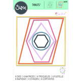 Sizzix Thinlits Die by Jess Slack Shaped Frames (6pcs) (666128) (DISCONTINUED) Sizzix Thinlits Die by Jess Slack Shaped Frames (6pcs) (666128) (DISCONTINUED)