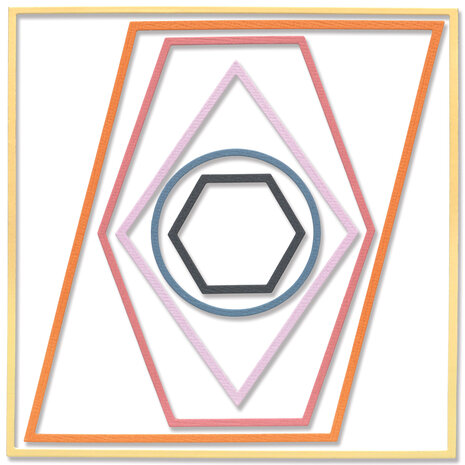 Sizzix Thinlits Die by Jess Slack Shaped Frames (6pcs) (666128) (DISCONTINUED) Sizzix Thinlits Die by Jess Slack Shaped Frames (6pcs) (666128) (DISCONTINUED)