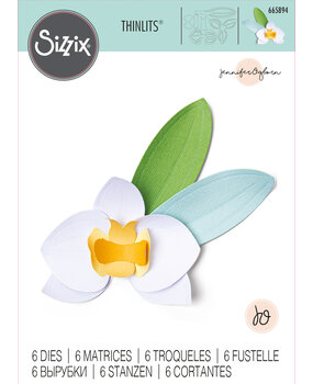 Sizzix Thinlits Die by Jennifer Ogborn Orchid (6pcs) (665894) (DISCONTINUED) Sizzix Thinlits Die by Jennifer Ogborn Orchid (6pcs) (665894) (DISCONTINUED)