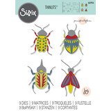 Sizzix Thinlits Die by Jennifer Ogborn Patterned Bugs (9pcs) (665956) (DISCONTINUED) Sizzix Thinlits Die by Jennifer Ogborn Patterned Bugs (9pcs) (665956) (DISCONTINUED)