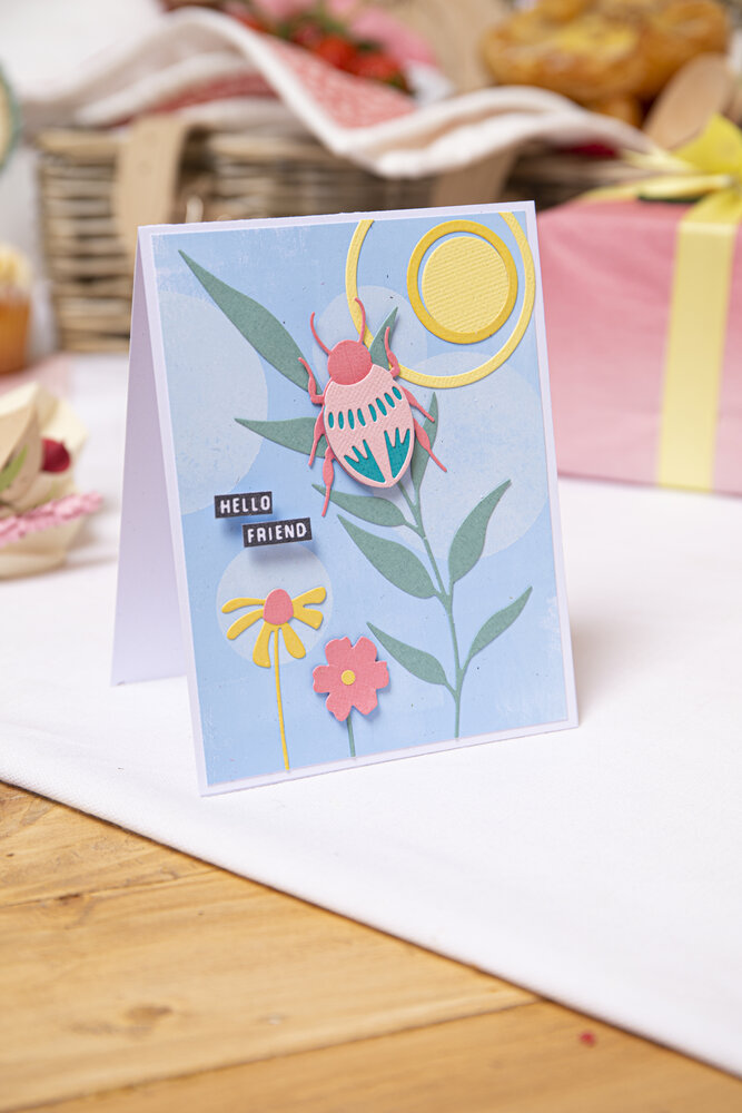 Sizzix Thinlits Die by Jennifer Ogborn Patterned Bugs (9pcs) (665956) (DISCONTINUED)