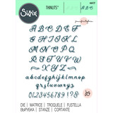 Sizzix Thinlits Die by Jennifer Ogborn Scripted Alphabet (666127) Sizzix Thinlits Die by Jennifer Ogborn Scripted Alphabet (666127)