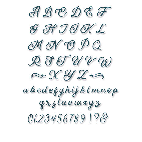 Tracey Hey “Alphabet” A5 Stamp Set