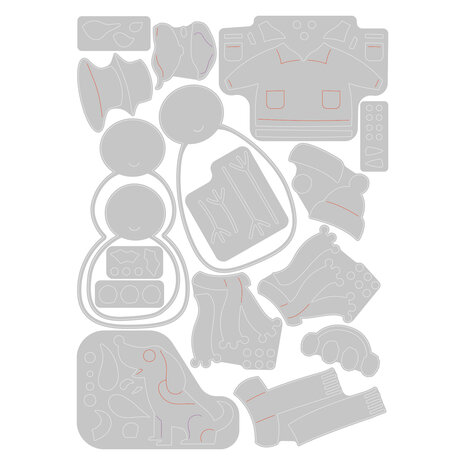 Sizzix Thinlits Die by Jennifer Ogborn Snow Family (17pcs) (665959) (DISCONTINUED) Sizzix Thinlits Die by Jennifer Ogborn Snow Family (17pcs) (665959) (DISCONTINUED)