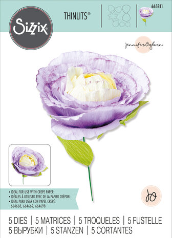 Sizzix Thinlits Die by Jennifer Ogborn Spring Bloom (5pcs) (665811) (DISCONTINUED)