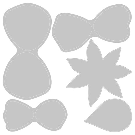 Sizzix Thinlits Die by Jennifer Ogborn Spring Bloom (5pcs) (665811) (DISCONTINUED)