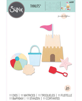 Sizzix Thinlits Die by Jennifer Ogborn Summer Shapes (11pcs) (665897) (DISCONTINUED) Sizzix Thinlits Die by Jennifer Ogborn Summer Shapes (11pcs) (665897) (DISCONTINUED)