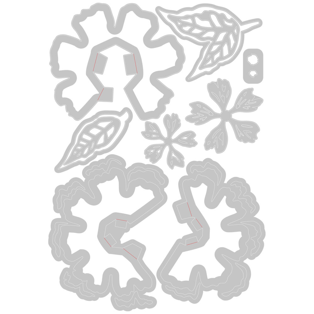 Sizzix Thinlits Die by Jessica Scott Pop-Up Flower (10pcs) (665188) (DISCONTINUED)
