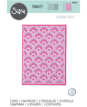 Sizzix Thinlits Die by Jessica Scott Layered Geo Shells (3pcs) (665313) (DISCONTINUED) Sizzix Thinlits Die by Jessica Scott Layered Geo Shells (3pcs) (665313) (DISCONTINUED)