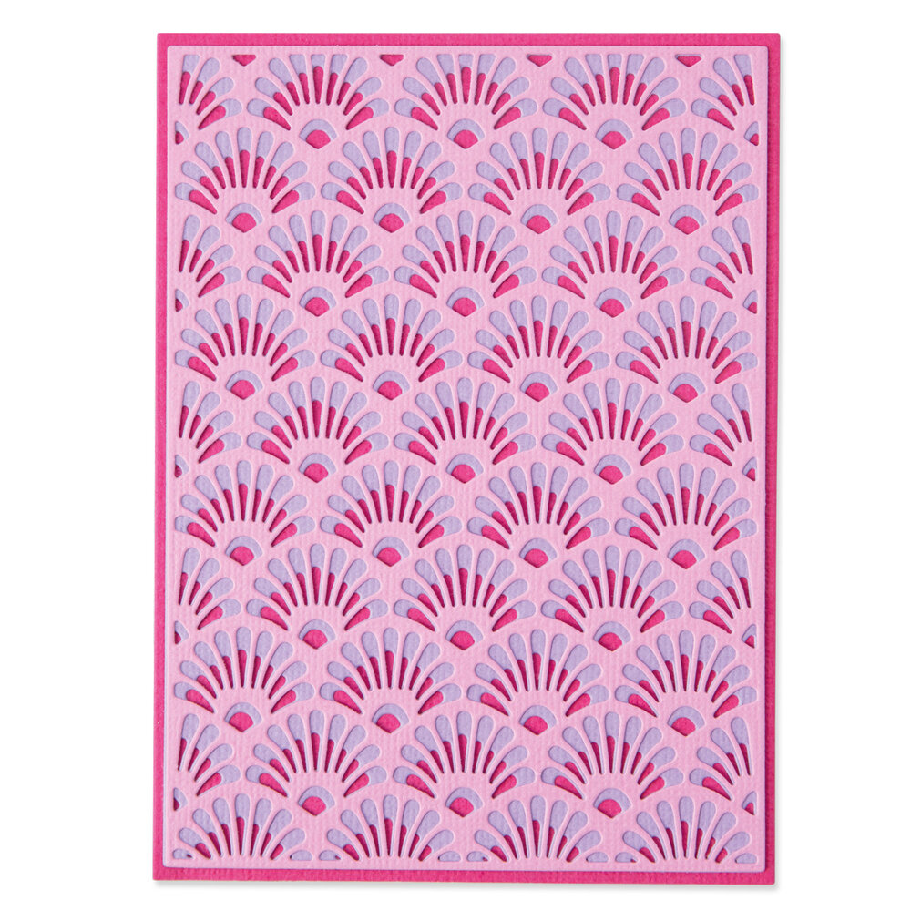 Sizzix Thinlits Die by Jessica Scott Layered Geo Shells (3pcs) (665313) (DISCONTINUED)