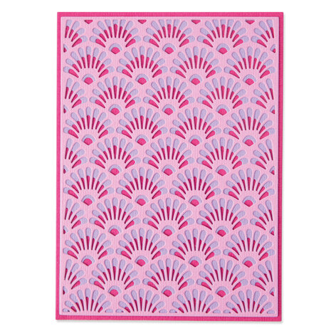 Sizzix Thinlits Die by Jessica Scott Layered Geo Shells (3pcs) (665313) (DISCONTINUED)