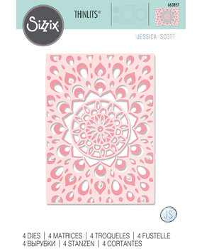 Sizzix Thinlits Die by Jessica Scott Kaleidoscope Layers (4pcs) (663857) (DISCONTINUED) Sizzix Thinlits Die by Jessica Scott Kaleidoscope Layers (4pcs) (663857) (DISCONTINUED)