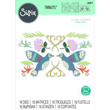 Sizzix Thinlits Die by Lisa Jones Birds & Blossoms (16 pcs) (666015) (DISCONTINUED) Sizzix Thinlits Die by Lisa Jones Birds & Blossoms (16 pcs) (666015) (DISCONTINUED)