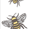 Sizzix Thinlits Die by Lisa Jones Bee (4pcs) (663852) Sizzix Thinlits Die by Lisa Jones Bee (4pcs) (663852)