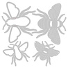 Sizzix Thinlits Die by Lisa Jones Bee (4pcs) (663852) Sizzix Thinlits Die by Lisa Jones Bee (4pcs) (663852)