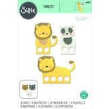 Sizzix Thinlits Die by Lisa Jones Animal Finger Puppets (9pcs) (666012) (DISCONTINUED) Sizzix Thinlits Die by Lisa Jones Animal Finger Puppets (9pcs) (666012) (DISCONTINUED)
