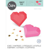 Sizzix Thinlits Die by Kath Breen Geo Heart Box (6pcs) (665827) (DISCONTINUED) Sizzix Thinlits Die by Kath Breen Geo Heart Box (6pcs) (665827) (DISCONTINUED)