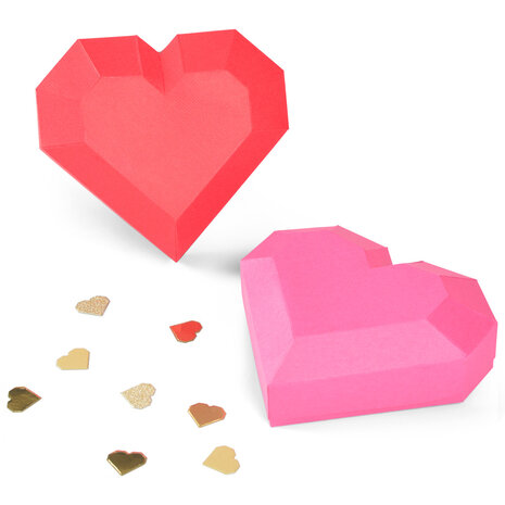 Sizzix Thinlits Die by Kath Breen Geo Heart Box (6pcs) (665827) (DISCONTINUED) Sizzix Thinlits Die by Kath Breen Geo Heart Box (6pcs) (665827) (DISCONTINUED)