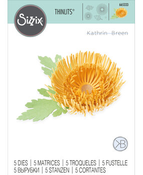 Sizzix Thinlits Die by Kath Breen Chrysanthemum (5pcs) (665333) (DISCONTINUED) Sizzix Thinlits Die by Kath Breen Chrysanthemum (5pcs) (665333) (DISCONTINUED)