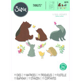 Sizzix Thinlits Die by Lisa Jones Nature Friends (11pcs) (666126) (DISCONTINUED) Sizzix Thinlits Die by Lisa Jones Nature Friends (11pcs) (666126) (DISCONTINUED)