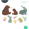 Sizzix Thinlits Die by Lisa Jones Nature Friends (11pcs) (666126) (DISCONTINUED) Sizzix Thinlits Die by Lisa Jones Nature Friends (11pcs) (666126) (DISCONTINUED)