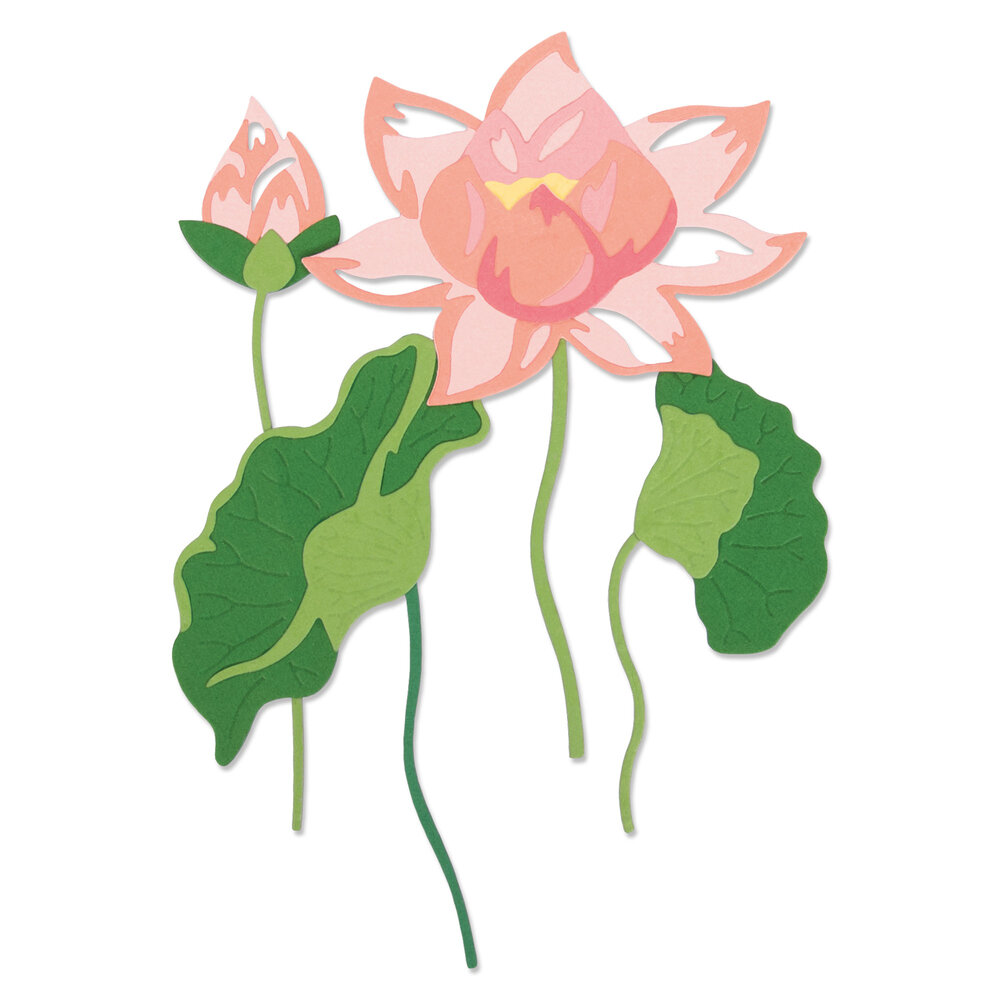 Sizzix Thinlits Die by Lisa Jones Layered Water Flower (16pcs) (663867) (DISCONTINUED) Sizzix Thinlits Die by Lisa Jones Layered Water Flower (16pcs) (663867) (DISCONTINUED)