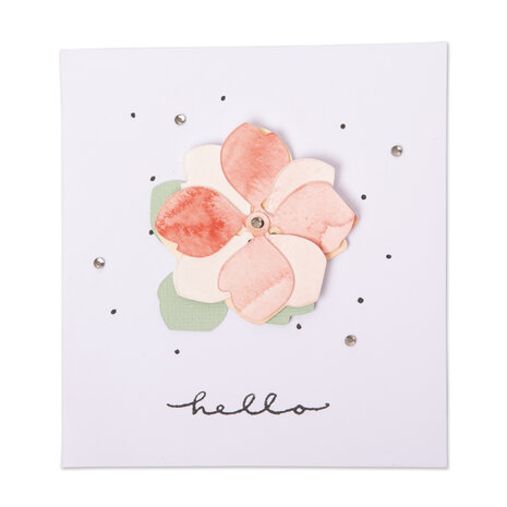 Sizzix Thinlits Die by Lisa Jones Layered Water Flower (16pcs) (663867) (DISCONTINUED) Sizzix Thinlits Die by Lisa Jones Layered Water Flower (16pcs) (663867) (DISCONTINUED)