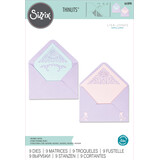 Sizzix Thinlits Die by Lisa Jones Lace Envelope Liners (9pcs) (665890) (DISCONTINUED) Sizzix Thinlits Die by Lisa Jones Lace Envelope Liners (9pcs) (665890) (DISCONTINUED)