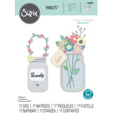 Sizzix Thinlits Die by Lisa Jones Jar of Flowers (17pcs) (665079) (DISCONTINUED) Sizzix Thinlits Die by Lisa Jones Jar of Flowers (17pcs) (665079) (DISCONTINUED)