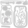 Sizzix Thinlits Die by Lisa Jones Jar of Flowers (17pcs) (665079) (DISCONTINUED) Sizzix Thinlits Die by Lisa Jones Jar of Flowers (17pcs) (665079) (DISCONTINUED)