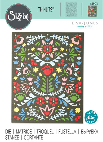 Sizzix Thinlits Die by Lisa Jones Folk Mask (664478) (DISCONTINUED) Sizzix Thinlits Die by Lisa Jones Folk Mask (664478) (DISCONTINUED)