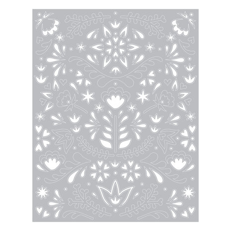 Sizzix Thinlits Die by Lisa Jones Folk Mask (664478) (DISCONTINUED) Sizzix Thinlits Die by Lisa Jones Folk Mask (664478) (DISCONTINUED)