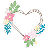 Sizzix Thinlits Die by Lisa Jones Floral Geo Heart Frame (9pcs) (665478) (DISCONTINUED) Sizzix Thinlits Die by Lisa Jones Floral Geo Heart Frame (9pcs) (665478) (DISCONTINUED)