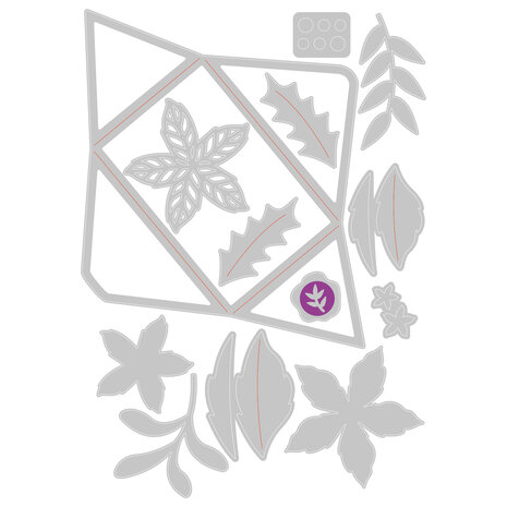 Sizzix Thinlits Die by Lisa Jones Festive Envelope (13pcs) (665946) (DISCONTINUED) Sizzix Thinlits Die by Lisa Jones Festive Envelope (13pcs) (665946) (DISCONTINUED)