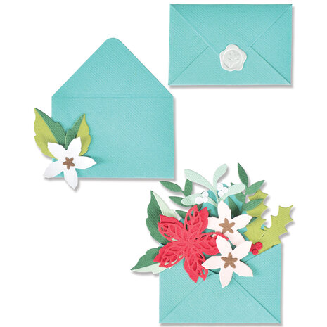Sizzix Thinlits Die by Lisa Jones Festive Envelope (13pcs) (665946) (DISCONTINUED) Sizzix Thinlits Die by Lisa Jones Festive Envelope (13pcs) (665946) (DISCONTINUED)