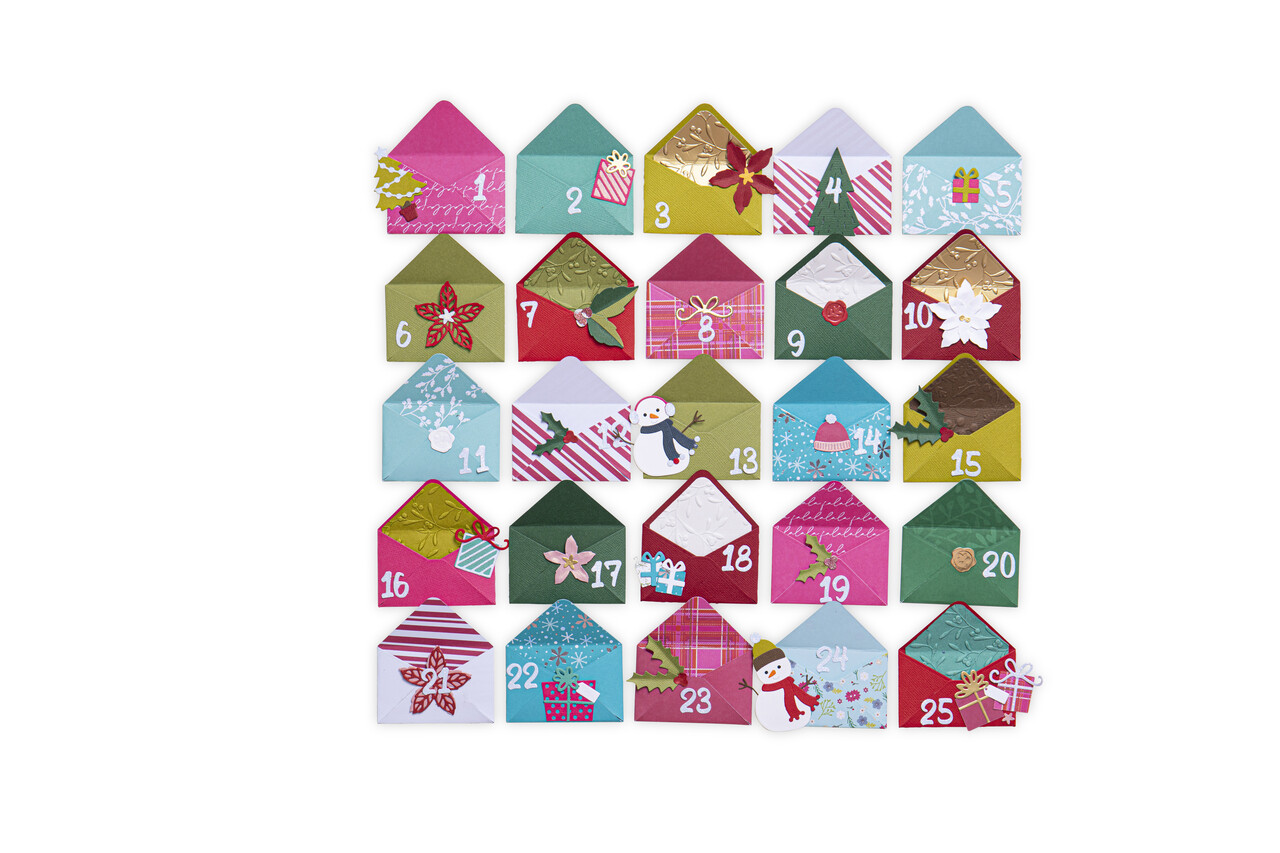 Sizzix Thinlits Die by Lisa Jones Festive Envelope (13pcs) (665946) (DISCONTINUED) Sizzix Thinlits Die by Lisa Jones Festive Envelope (13pcs) (665946) (DISCONTINUED)