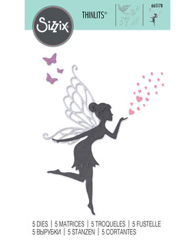Sizzix Thinlits Die by Lisa Jones Fairy Wishes (5pcs) (665178) (DISCONTINUED) Sizzix Thinlits Die by Lisa Jones Fairy Wishes (5pcs) (665178) (DISCONTINUED)