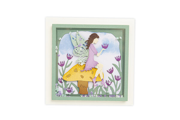 Sizzix Thinlits Die by Lisa Jones Fairy Scene (13pcs) (666018) (DISCONTINUED) Sizzix Thinlits Die by Lisa Jones Fairy Scene (13pcs) (666018) (DISCONTINUED)