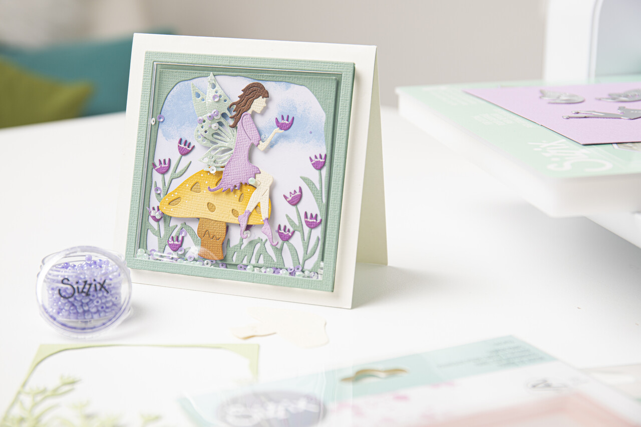 Sizzix Thinlits Die by Lisa Jones Fairy Scene (13pcs) (666018) (DISCONTINUED) Sizzix Thinlits Die by Lisa Jones Fairy Scene (13pcs) (666018) (DISCONTINUED)