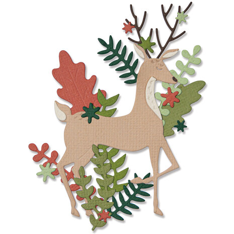 Sizzix Thinlits Die by Lisa Jones Delightful Deer (19pcs) (665945) (DISCONTINUED) Sizzix Thinlits Die by Lisa Jones Delightful Deer (19pcs) (665945) (DISCONTINUED)