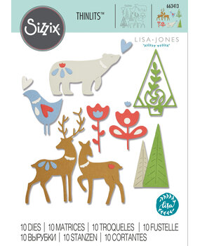 Sizzix Thinlits Die by Lisa Jones Christmas Elements (10pcs) (663413) (DISCONTINUED) Sizzix Thinlits Die by Lisa Jones Christmas Elements (10pcs) (663413) (DISCONTINUED)