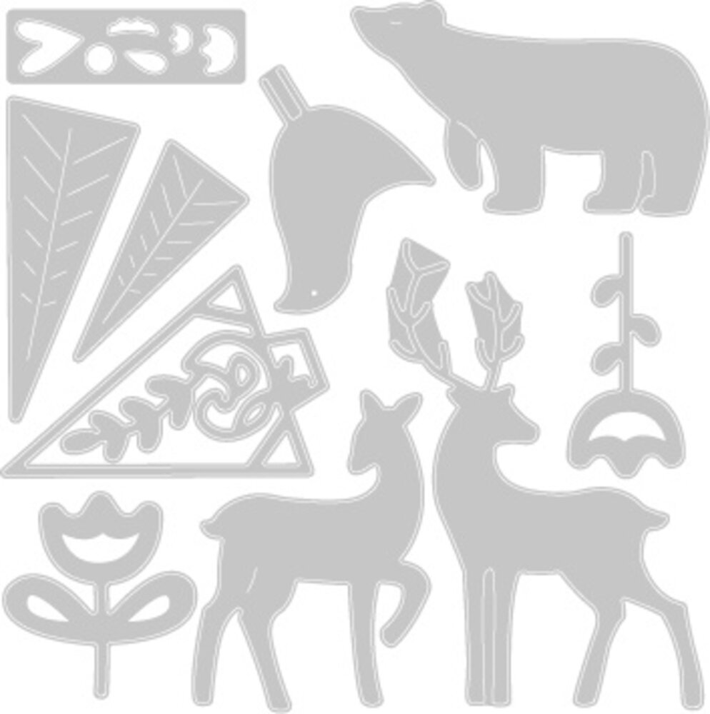 Sizzix Thinlits Die by Lisa Jones Christmas Elements (10pcs) (663413) (DISCONTINUED) Sizzix Thinlits Die by Lisa Jones Christmas Elements (10pcs) (663413) (DISCONTINUED)