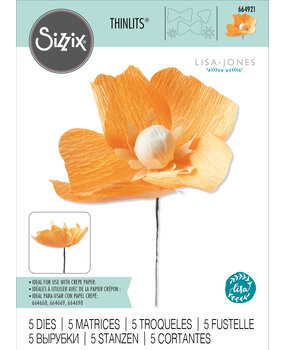 Sizzix Thinlits Die by Lisa Jones California Poppy (5pcs) (664921) (DISCONTINUED) Sizzix Thinlits Die by Lisa Jones California Poppy (5pcs) (664921) (DISCONTINUED)