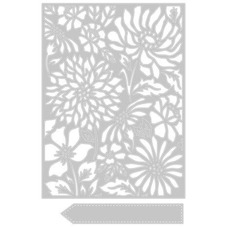 Sizzix Thinlits Die by Lisa Jones Botanic Scene (2pcs) (665808) (DISCONTINUED)