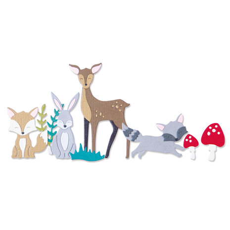 Sizzix Thinlits Die by Lisa Jones Woodland Nature (8pcs) (665491) (DISCONTINUED) Sizzix Thinlits Die by Lisa Jones Woodland Nature (8pcs) (665491) (DISCONTINUED)