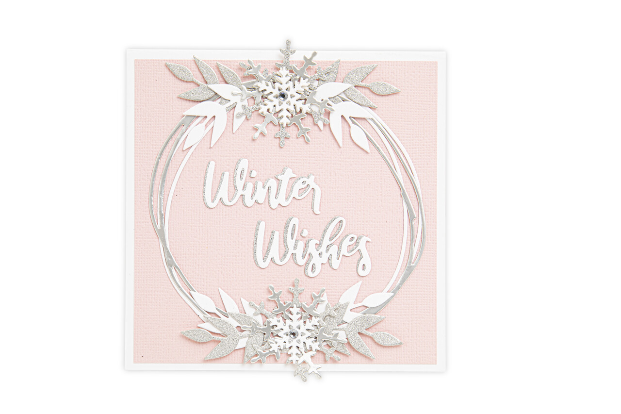 Sizzix Thinlits Die by Lisa Jones Winter Wreath (15pcs) (666026) (DISCONTINUED) Sizzix Thinlits Die by Lisa Jones Winter Wreath (15pcs) (666026) (DISCONTINUED)