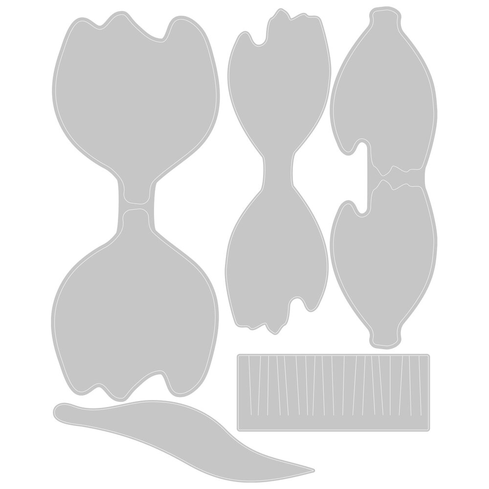 Sizzix Thinlits Die by Lisa Jones Wild Peony (5pcs) (664926) (DISCONTINUED) Sizzix Thinlits Die by Lisa Jones Wild Peony (5pcs) (664926) (DISCONTINUED)