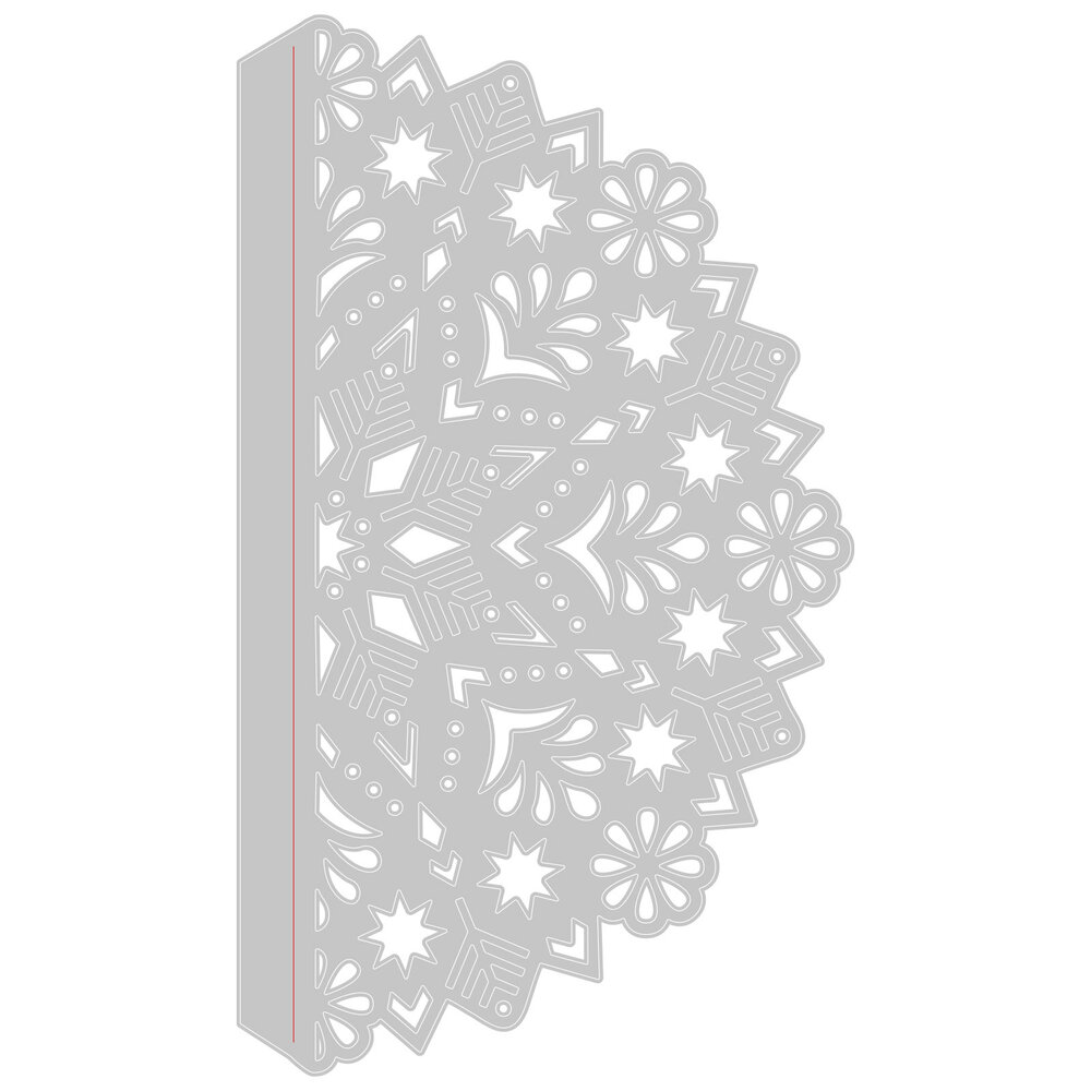 Sizzix Thinlits Die by Lisa Jones Snowflake Wrap (665344) (DISCONTINUED) Sizzix Thinlits Die by Lisa Jones Snowflake Wrap (665344) (DISCONTINUED)
